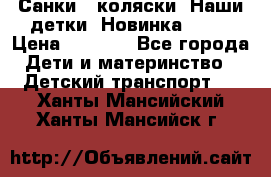 Санки - коляски “Наши детки“ Новинка 2017 › Цена ­ 4 090 - Все города Дети и материнство » Детский транспорт   . Ханты-Мансийский,Ханты-Мансийск г.